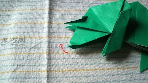 恐龙折纸之三角龙的折法5