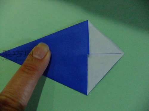 儿童简单折纸水鸟的折法