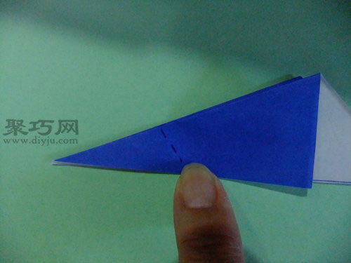儿童简单折纸水鸟的折法