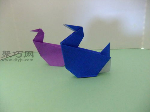 折纸水鸟