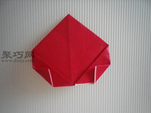 折平面纸西红柿图解9