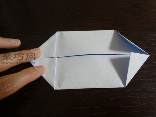 简易折纸船图解教程3