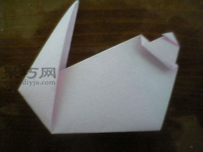 用纸折兔子折法步骤3