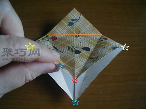 千纸鹤的折法第16步