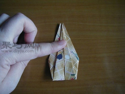 千纸鹤的折法第34步