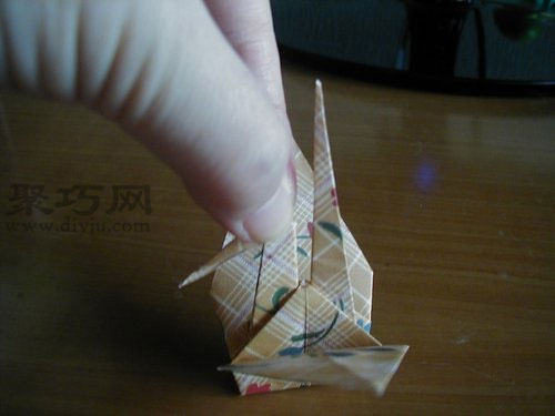 千纸鹤的折法第42步