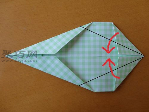 简单折纸船步骤图解5
