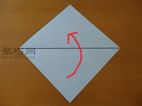 折纸长尾鸟步骤1