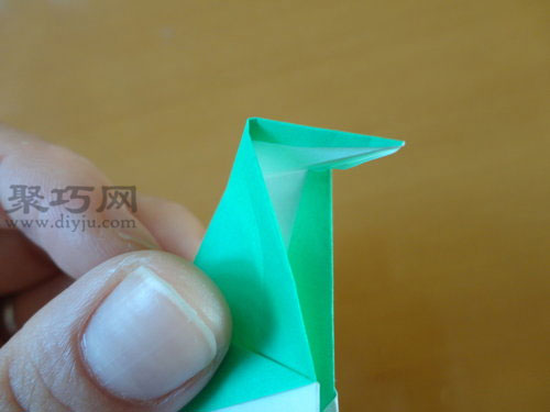 长尾鸟折纸教程图6-2