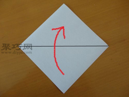 简单折纸金鱼步骤1