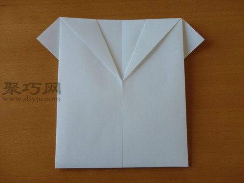 简单折纸衬衫步骤图解
