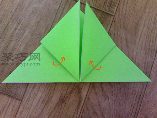 带翅膀气球折纸方法图解教程