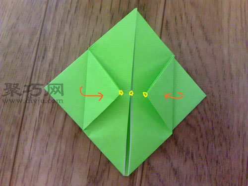 带翅膀气球折纸方法图解教程
