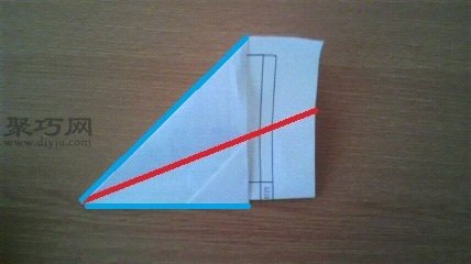 纸飞机的折叠方法图解8