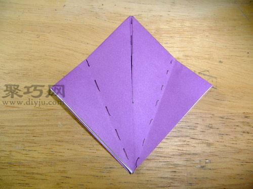 折纸立体兔子步骤4