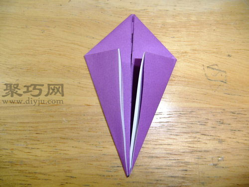 折纸立体兔子步骤3