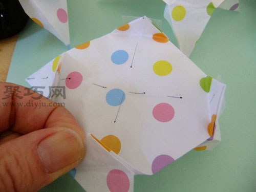 立体花球折纸图解教程