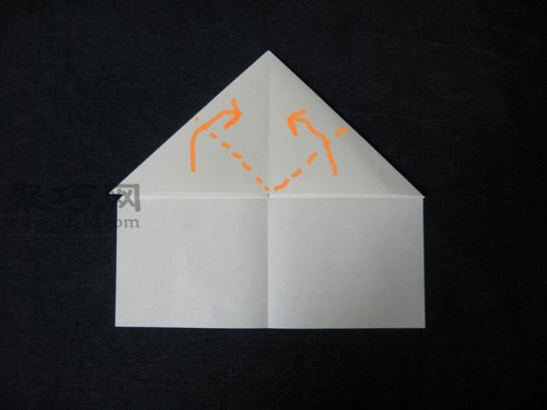 折纸立体桃子图解教程1