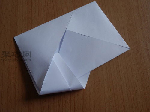 长方形笔友信封的折法