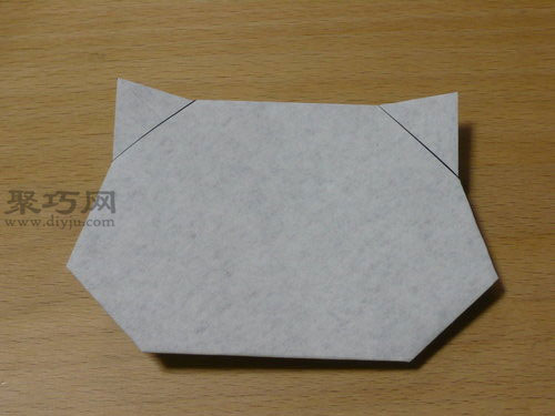 hello kitty折纸的折法