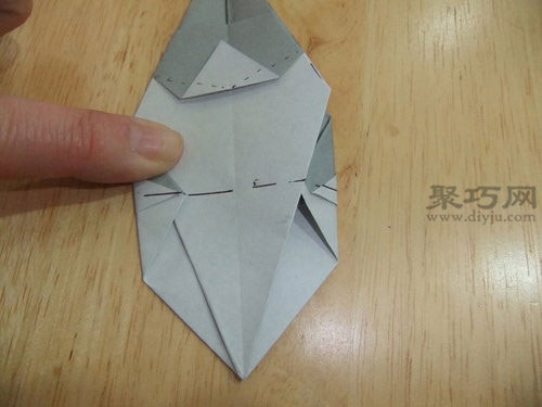 折立体龙猫折纸教程