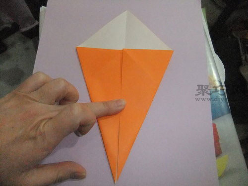 折纸胡萝卜的方法