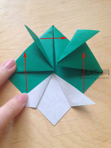 折纸乌龟步骤2