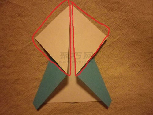 宽头飞机的折叠方法图解