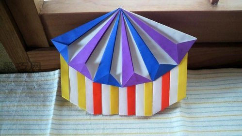 怎么折纸房子 折纸马戏团小屋 儿童折纸小房子